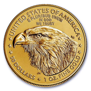 1 Unze GOLD USA 2023 BU - Eagle - Standing Liberty - neues Design