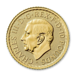 1/10 Unze Gold UK 2023 BU - Britannia King Charles - England - Erste Ausgabe mit King Charles