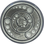 AURINUM*SUMMER*SALE** 1 oz Ghana 2022 Antique Finish - ALIEN STARGATE - 5 Cedis - Serie Alien Ausgabe 2