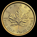 1/4 Unze Gold Maple Leaf Kanada 2023 BU 9999er