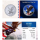 1 Unze Silber USA 2023 BU - American Eagle CAPITOL - Liberty - Color farbig