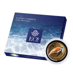 1 oz Gold Montserrat 2022 Proof Color - EC8 Serie - Meeresschildkröte - Sea Turtle - 2 $
