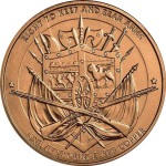1 Unze Copper Round - CICERO - Gründer der Freiheit - Founders of Freedom