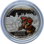 25 g Cook Islands 2009 Proof - NAPOLEON Great Battles Commanders - Silber 5$