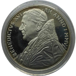 Vatikan 2005 Silber 5  Euro 60 Jahre Ende des 2....