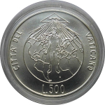 Vatikan 1994 Silber 500 Lira Johannes Paul II. -...