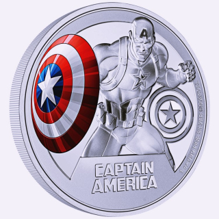 AURINUM-TOP-ANGEBOT** nur 2 x * 1 oz Niue 2023 Proof - CAPTAIN AMERICA - Avengers - Marvel Collection - 2 NZD