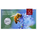 Österreich 5 Euro Silber 2023 Coin Card HGH Handgehoben - Bienentanz Ostermünze