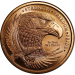 NEU** 1 oz USA Kupfer Round EAGLE ADLER  - Stärke,...