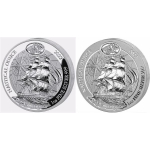 2 x 1 Unze Silber SET Ruanda Nautical Ounce 2022 Proof +...