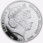 1 Unze Silber Solomon Islands 2023 BU - PI - 3,14 $ - Pi...