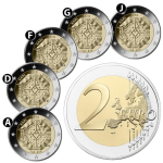 5 x 2 Euro Deutschland 2023 Karl der Große - 1275....