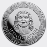 NEU* 1 Unze Silber Round Sieben Weltwunder  - MAUSOLEUM Halicarnassus - Hemidrachm