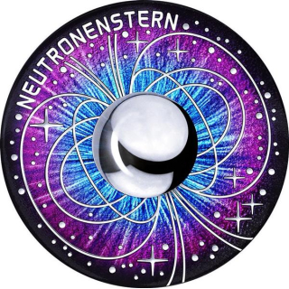 ab Lager* Österreich 20 Euro Silber 2023 Proof - NEUTRONENSTERN - Faszination Universum (3)