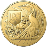 NEU* 1 Unze Gold Australien 2023 BU - Australiens Wappen...
