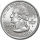 0,25 $ USA 2006 Quarter Dollar - Nebraska - Pioniere am Chimney Rock - D