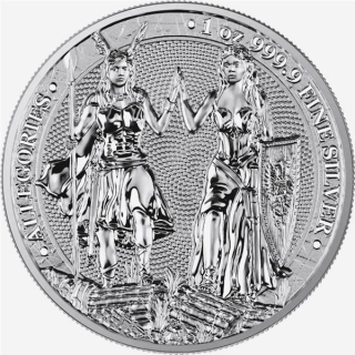 1 Unze Silber Allegories GALIA und GERMANIA 2023 BU - Germania Mint - Serie Allegories - Galia & Germania zerschlagen das Römische Reich !