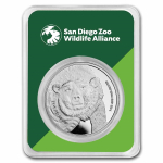 1 Unze Silber Round San Diego Zoo Eisbär in TEP...