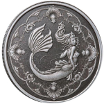 1 Unze Silber Samoa 2022 Antique Finish - MEERJUNGFRAU -...