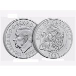 2 oz Silber UK 2023 BU - BLACK BULL of CLARENCE - Royal...