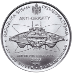 1 oz Serbien 2023 BU - Nikola Tesla ANTIGRAVITATION -...