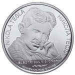 1 oz Serbien 2023 BU - Nikola Tesla ANTIGRAVITATION -...