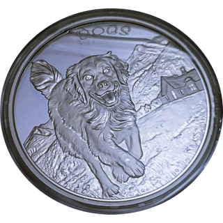 Aurinum*TOP*Angebot** 1 oz Fiji 2023 Prooflike - DOGS - DEUTSCHER SCHÄFERHUND Serie Hunde Ausgabe 2