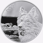 NEU* 1 Unze Silber Fiji 2023 Prooflike - DOGS - DEUTSCHER SCHÄFERHUND Serie Hunde Ausgabe 2