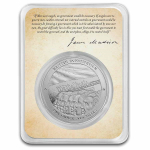 1 Unze Silber USA 2023 BU Round Coin Card - JAMES MADISON...