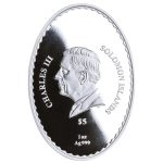 1 oz Solomon Islands 2024 Proof - VÄTERCHEN FROST FATHER FROST - 2 $ Farbig Color