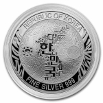 NEU* 1 Unze Silber Südkorea 2023 BU - TIGER - South...