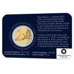 2 Euro Kroatien 2023 Coin Card - Erste 2 Euro Münze aus Kroatien