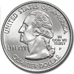 0,25 $ USA 2006 P - Quarter Dollar - NORTH DAKOTA - Bisons