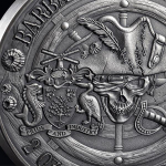 2 oz Barbados 2023 - BLACKBEARD - Queen Annes Revenge Captains of Fortune  - Antique Finish - 5 $