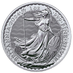 1 Unze Silber BRITANNIA 2024 BU - UK Großbritannien...