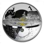 2 oz Niue 2019 Proof - CREATION OF THE WORLD 3D COIN - GENESIS - 4 Ebenen & 3-Dimensional - Sonderedition
