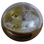 2 oz Niue 2019 Proof - CREATION OF THE WORLD 3D COIN - GENESIS - 4 Ebenen & 3-Dimensional - Sonderedition