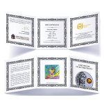 AURINUM*Summer*Sale* 1 oz Malta 5 Euro 2023 Silber BU - KOPERNIKUS - Coin Card