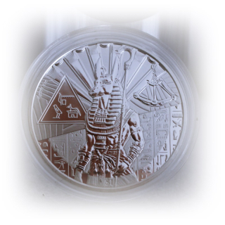 TOP*ANGEBOT** 1 oz Sierra Leone 2023 - ANUBIS - Gott des Totenreichs - REVERSE FROSTED - Serie Ägyptische Götter - Ausgabe 4 - Reverse Frosted - 1$