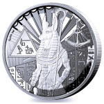 AURINUM*SUMMER*SALE** 1 oz Sierra Leone 2023 - ANUBIS -...