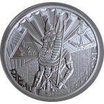TOP*ANGEBOT** 1 oz Sierra Leone 2023 - ANUBIS - Gott des Totenreichs - REVERSE FROSTED - Serie Ägyptische Götter - Ausgabe 4 - Reverse Frosted - 1$