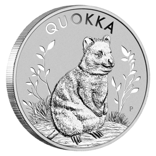 NEU* 1 Unze Silber Australien - Quokka - 2023 BU - 1 AUD