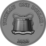 1 unze Tokelau 2023 ALETAI METEORIT - KOI -  Color - 1 $...