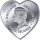 20 g Silber Cook Islands 2024 - ROSEN ROSES - Brillant Love - Proof - Serie Secret Hearts Kristallelement - Coin Invest