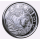 1 unze silber Ghana 2023 - UNICORN EINHORN - Prooflike - 5 Cedis