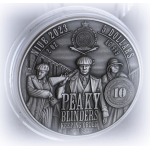 2 oz Niue 2023 - Thomas Shelby - Shelby Family - Peaky Blinders serie Startmotiv - Antique Finish - 5 NZD