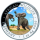 1 Unze Silber Somalia 2024 - Elefant African Wildlife - Farbig - Color BU