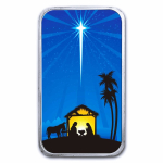 NEU* 1 Unze Silber Motivbarren - JESUS CHRISTI GEBURT -...
