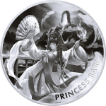 1 oz Silber Südkorea 2023 BU - Goddess PRINCESS BARI...