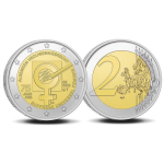Belgien 2 Euro 2023 BU Coin Card - Frauenwahlrecht - Flämisch